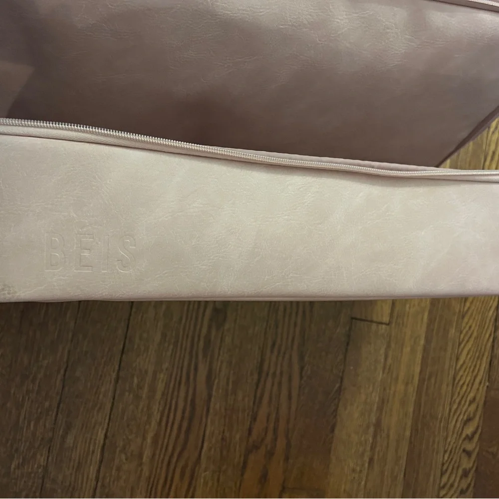 BEIS Blush Pink Convertible Weekender - Picture 14 of 16